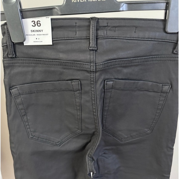 NWT Waxed Skinny High Waist Regular Pants in Size 4 - Picture 13 of 13